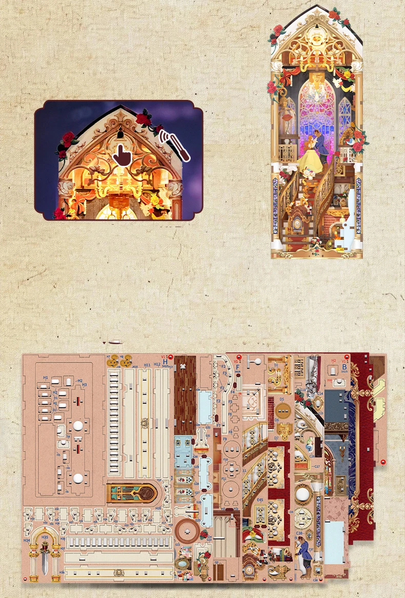 Beauty and Warcraft Puzzle Book Stand
